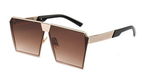 Square Hip Hop Fashion Designer Mirror Sunglasses