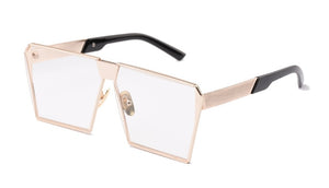 Square Hip Hop Fashion Designer Mirror Sunglasses