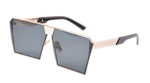 Square Hip Hop Fashion Designer Mirror Sunglasses