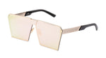 Square Hip Hop Fashion Designer Mirror Sunglasses