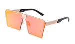 Square Hip Hop Fashion Designer Mirror Sunglasses