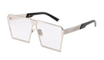 Square Hip Hop Fashion Designer Mirror Sunglasses