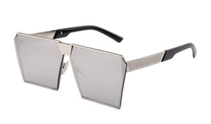 Square Hip Hop Fashion Designer Mirror Sunglasses