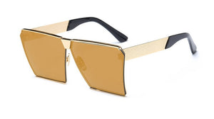 Square Hip Hop Fashion Designer Mirror Sunglasses