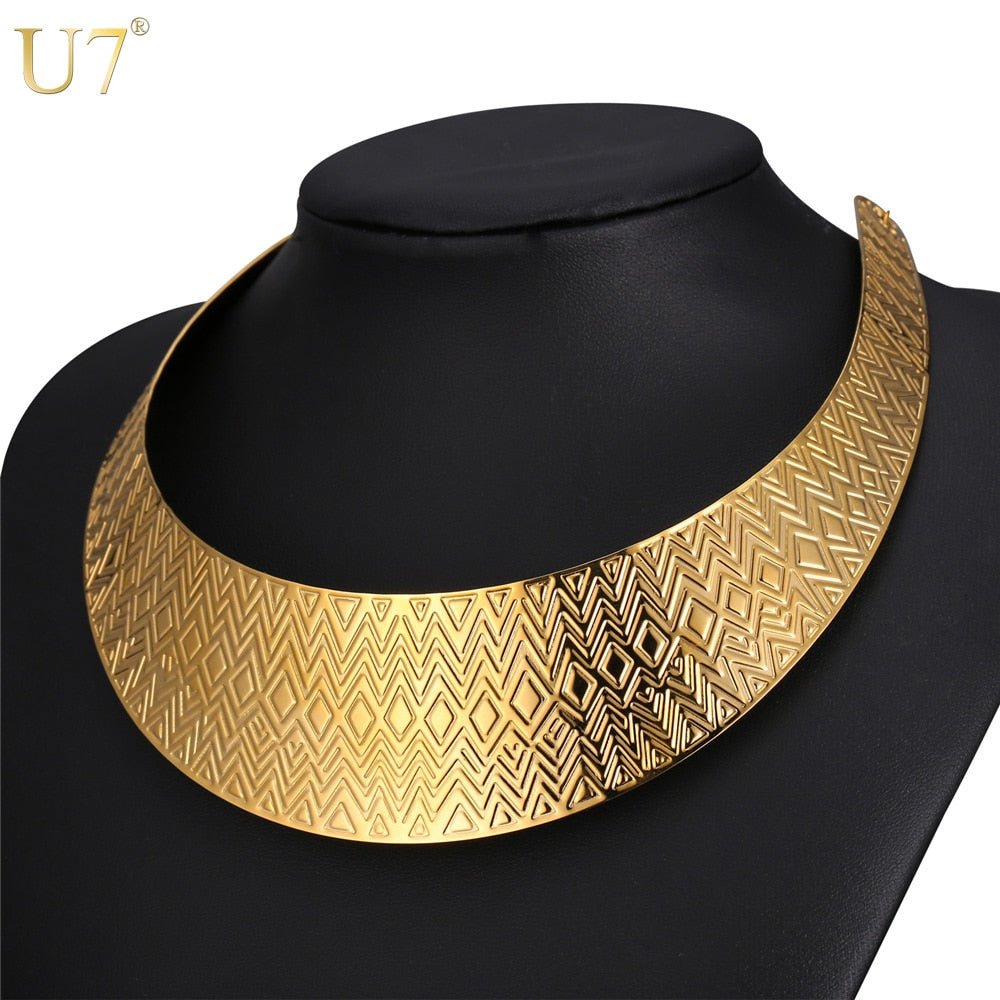 Stainless Steel Collier Women Necklace