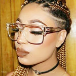 Oversized Gradient Sunglasses Celebrity Hip Hop