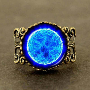 Blue Nebula space Ring