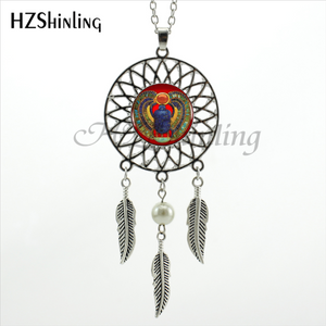 Dreamcatcher Egyptian Scarab Necklace