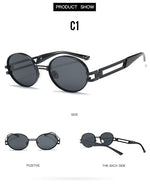 Oval Steampunk Sunglasses