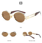 Oval Steampunk Sunglasses