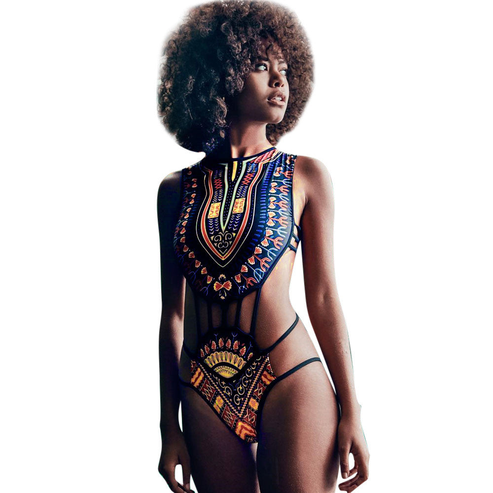 African  Dashiki Bikini Swimwear