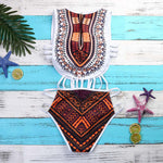 African  Dashiki Bikini Swimwear