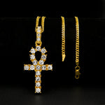 Ankh Necklace Gold Pendant & Chain