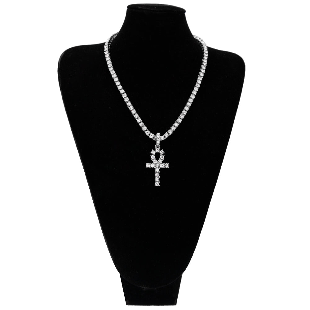 Ankh Necklace Gold Pendant & Chain