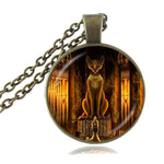 Ancient Egyptian Bast Goddess Women Amulet Necklace