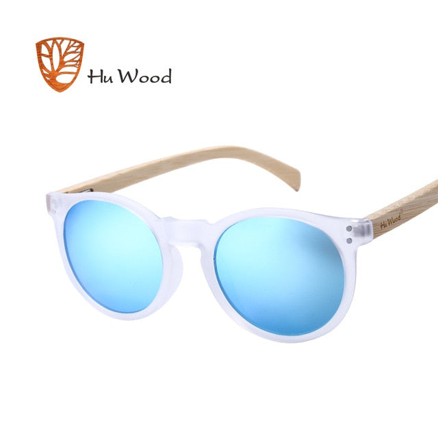 Wood Polarized Coating Mirror Sunglasses