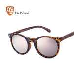 Wood Polarized Coating Mirror Sunglasses