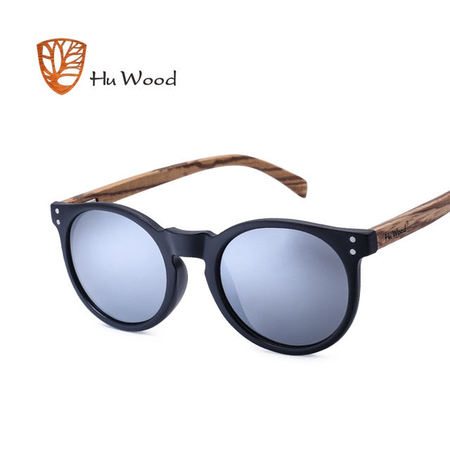 Wood Polarized Coating Mirror Sunglasses