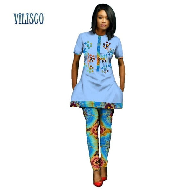 Basin African Print 2 Pieces Pants Sets