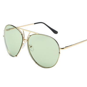 Oversized Aviator Sunglasses Flat Top