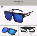 Fashion Gold Metal Chain Sunglasses Vintage Hip Hop