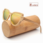 Retro Bamboo Wood Sunglasses