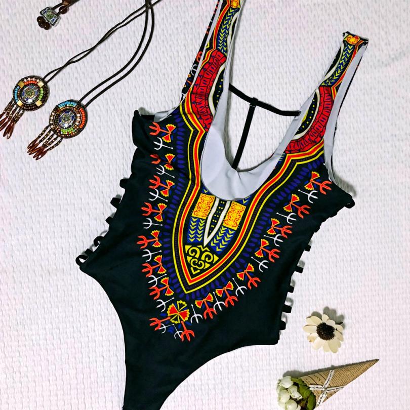 Magnificent Bather Swimwear Dashiki Printing