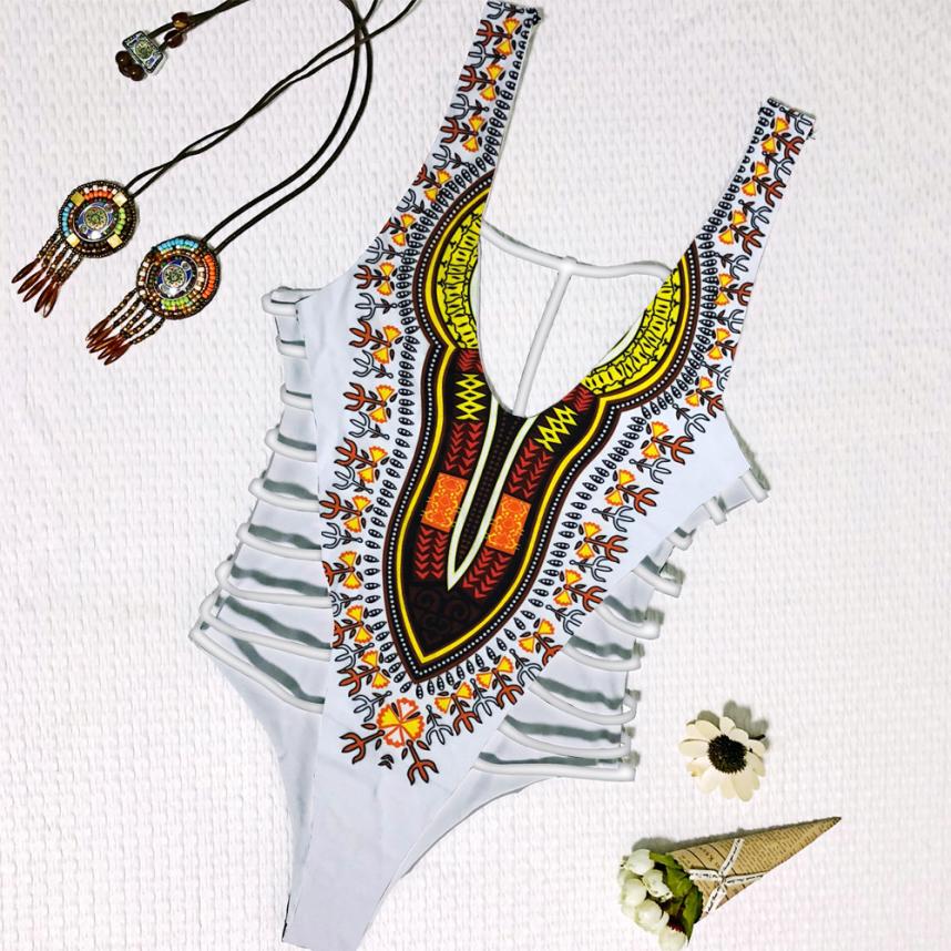 Magnificent Bather Swimwear Dashiki Printing