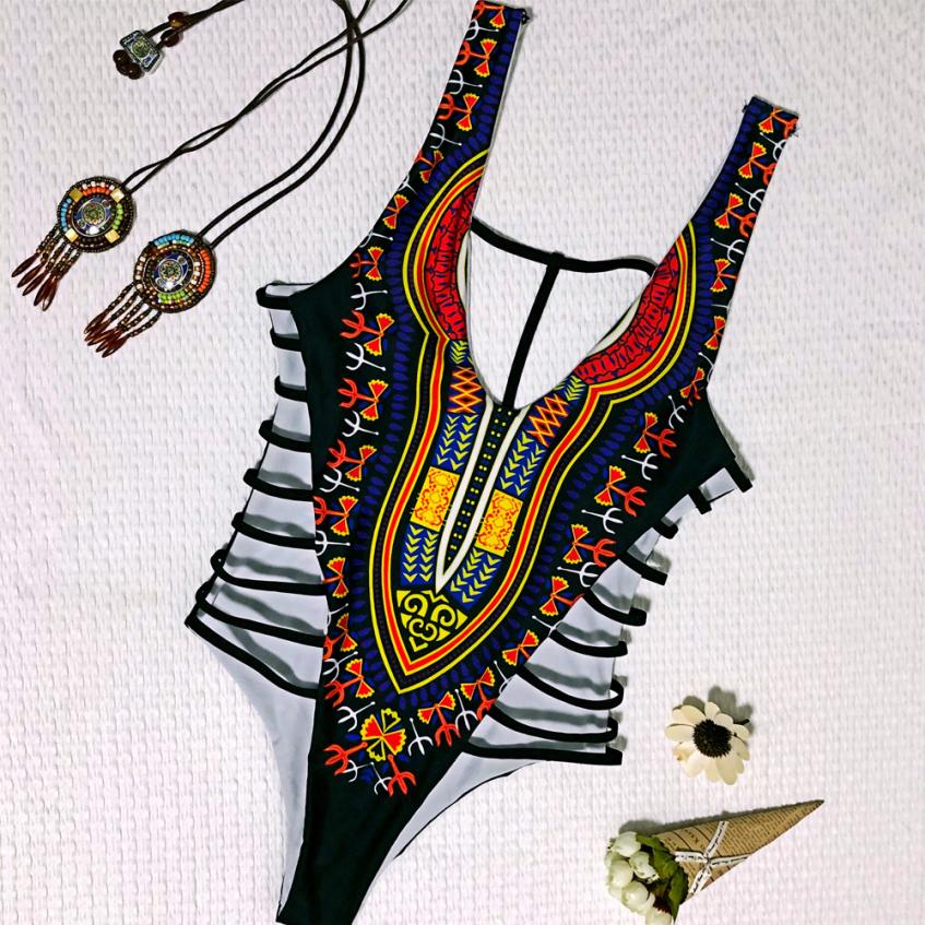 Magnificent Bather Swimwear Dashiki Printing