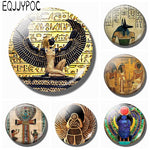 Fridge Glass Cabochon Magnet  Ancient Egypt Culture Stickers Home Decor