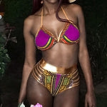 Women Dashiki Bikini Set Beachwear