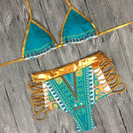 Women Dashiki Bikini Set Beachwear