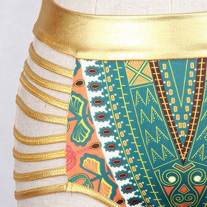 Women Dashiki Bikini Set Beachwear