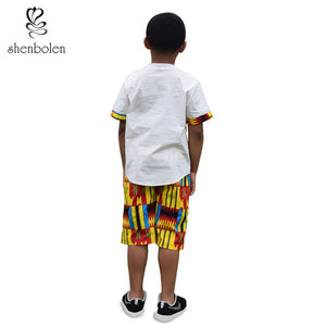 Boy ankara Tradition tops +pant sets