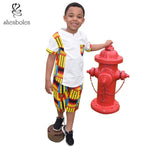 Boy ankara Tradition tops +pant sets