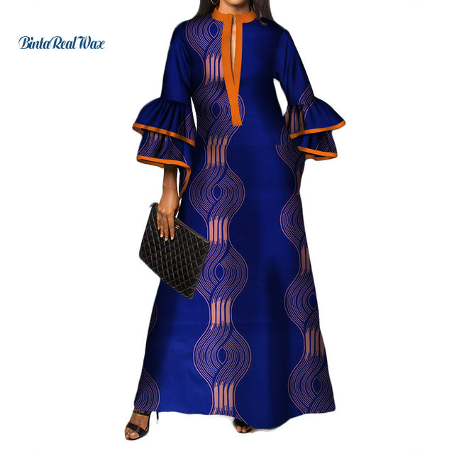 New African Print Long Dresses