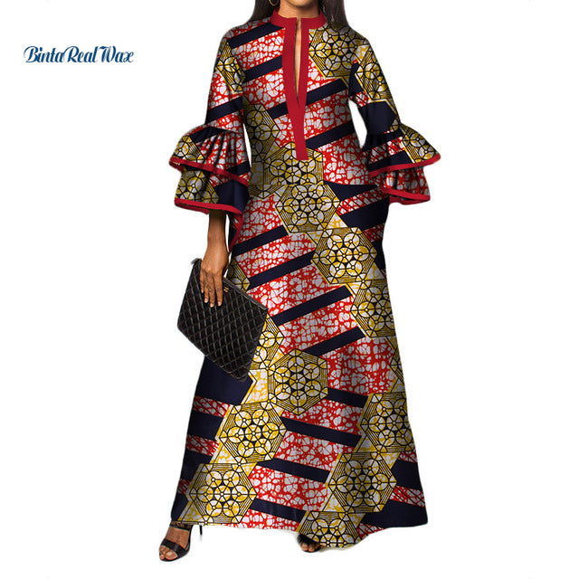 New African Print Long Dresses