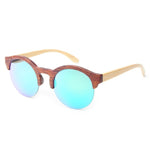 Fashion Round Bamboo Sunglasses