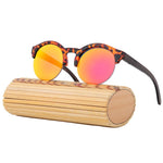 Fashion Round Bamboo Sunglasses