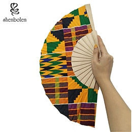 Traditional Kente Hand Fan