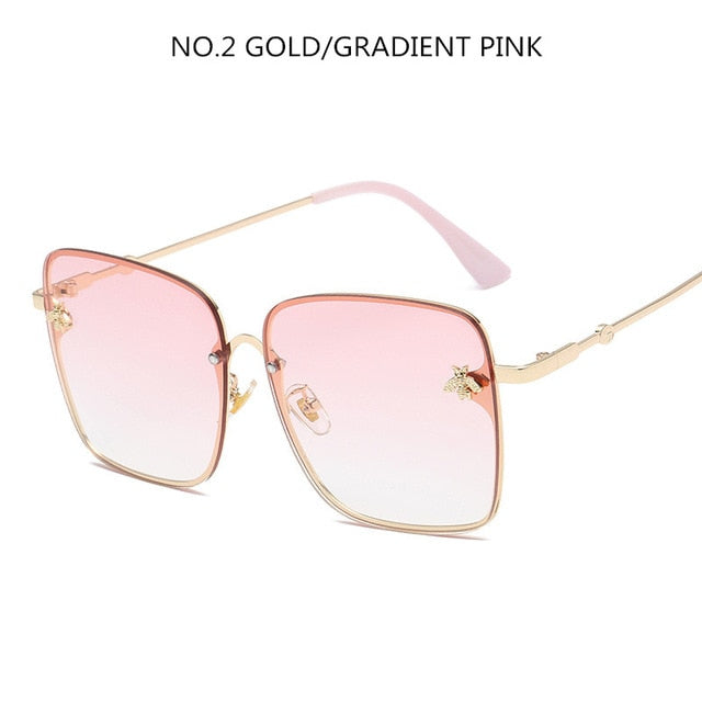 Oversize Women Celebrity Square Shades