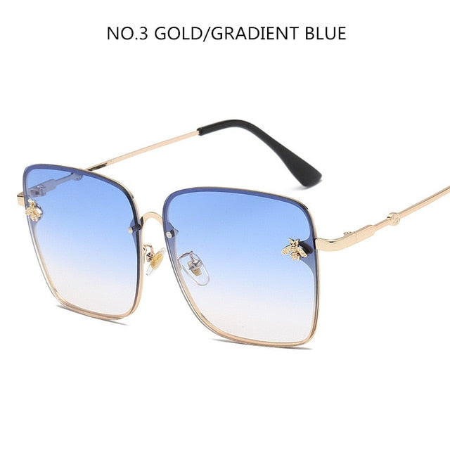 Oversize Women Celebrity Square Shades