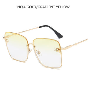 Oversize Women Celebrity Square Shades