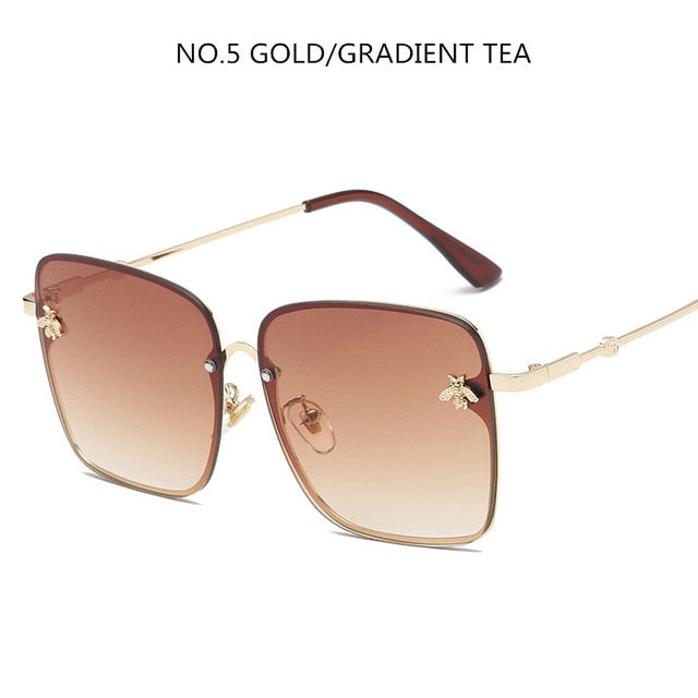 Oversize Women Celebrity Square Shades