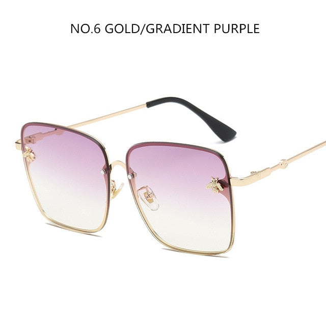 Oversize Women Celebrity Square Shades