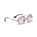 Gradient Transparent Sun Glasses Retro High Quality