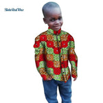 Tops Bazin Ankara Shirt for Boys