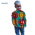 Tops Bazin Ankara Shirt for Boys