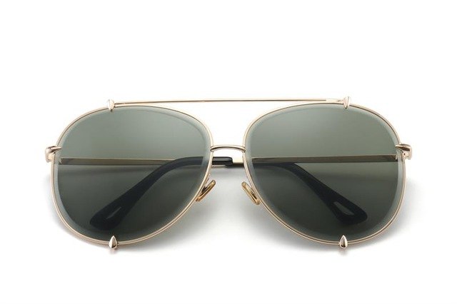 Classic Aviation Style Oversize Sunglasses