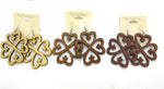 Adinkra Symbols Nyame Dua  Wood Earrings can mixed 3 colors